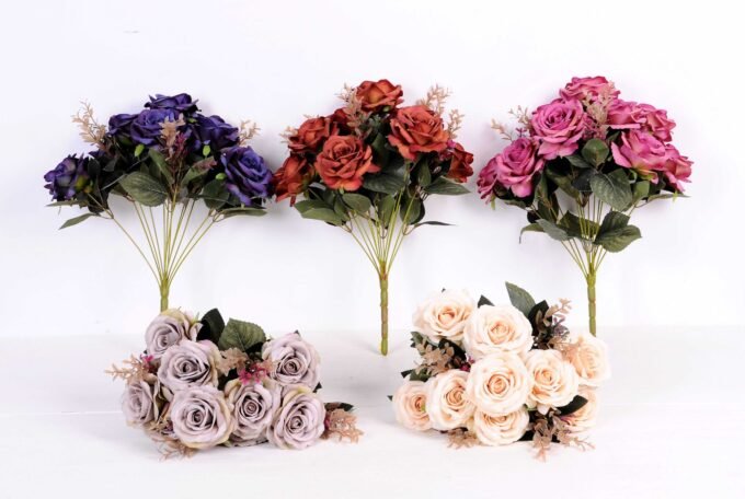 25*45CM ROSE BUSH*13(AUTUMN) GS-3800018-S1