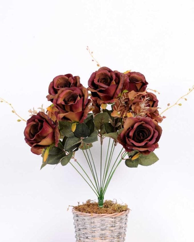 25*50CM ROSE BUSH*12(AUTUMN) GS-3800025-G1