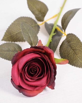 7*62CM SINGLE ROSE(AUTUMN) GS-3800027-R1 Single Flowers YeahFlower is one of Chinese leading OEM manufacturers and exporters , supplying the silk flowers, wholesale artificial trees 7*62CM SINGLE ROSE(AUTUMN) GS-3800027-R1