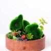 14*14*13CM POTTED FLOCKY RABBIT CRAFTS GS-3890003