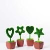 5.5*5.5*16CM POTTED FLOCKY CRAFTS  SET SIZE(BOX):29.5*18*6.5CM GS-3890026