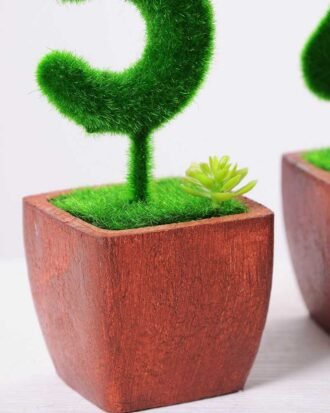 5.5*5.5*16CM POTTED FLOCKY CRAFTS  SET SIZE(BOX):29.5*18*6.5CM GS-3890027