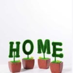 5.5*5.5*16CM POTTED FLOCKY CRAFTS  SET SIZE(BOX):29.5*18*6.5CM GS-3890028