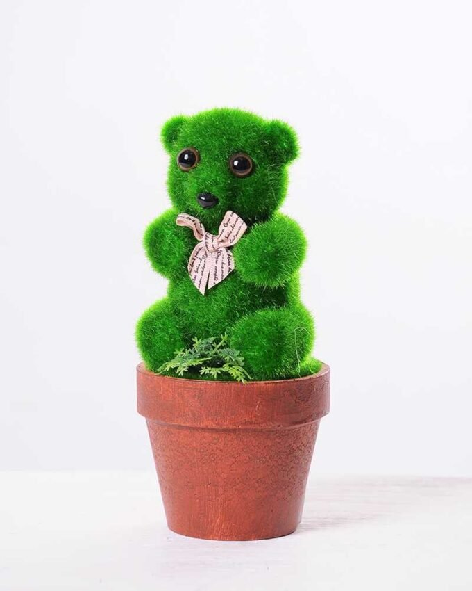 7*7*16CM POTTED FLOCKY CRAFTS GS-3890030