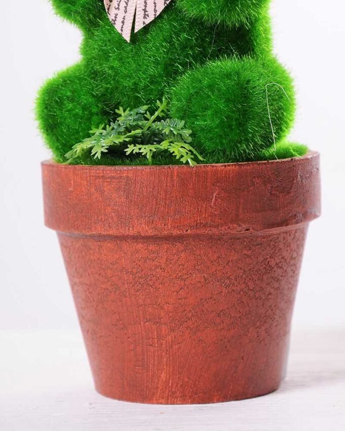 7*7*16CM POTTED FLOCKY CRAFTS GS-3890030