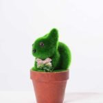 7*7*16CM POTTED FLOCKY CRAFTS GS-3890031