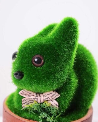 7*7*16CM POTTED FLOCKY CRAFTS GS-3890031