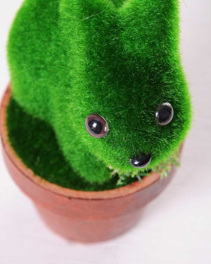 7*7*16CM POTTED FLOCKY CRAFTS GS-3890031