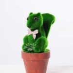 7*7*16CM POTTED FLOCKY CRAFTS GS-3890032