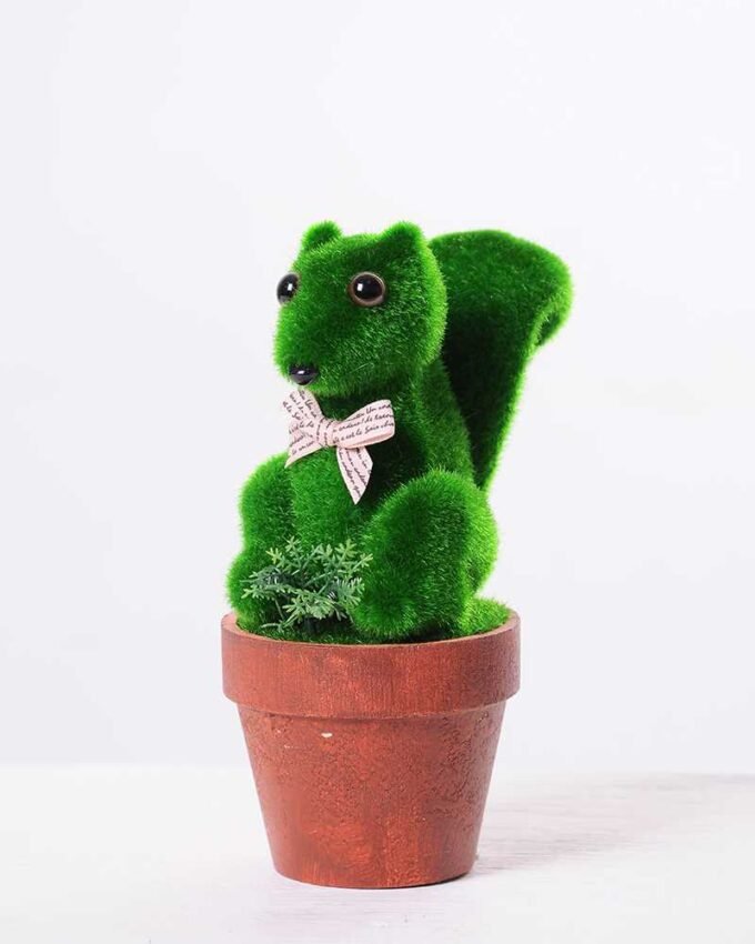 7*7*16CM POTTED FLOCKY CRAFTS GS-3890032