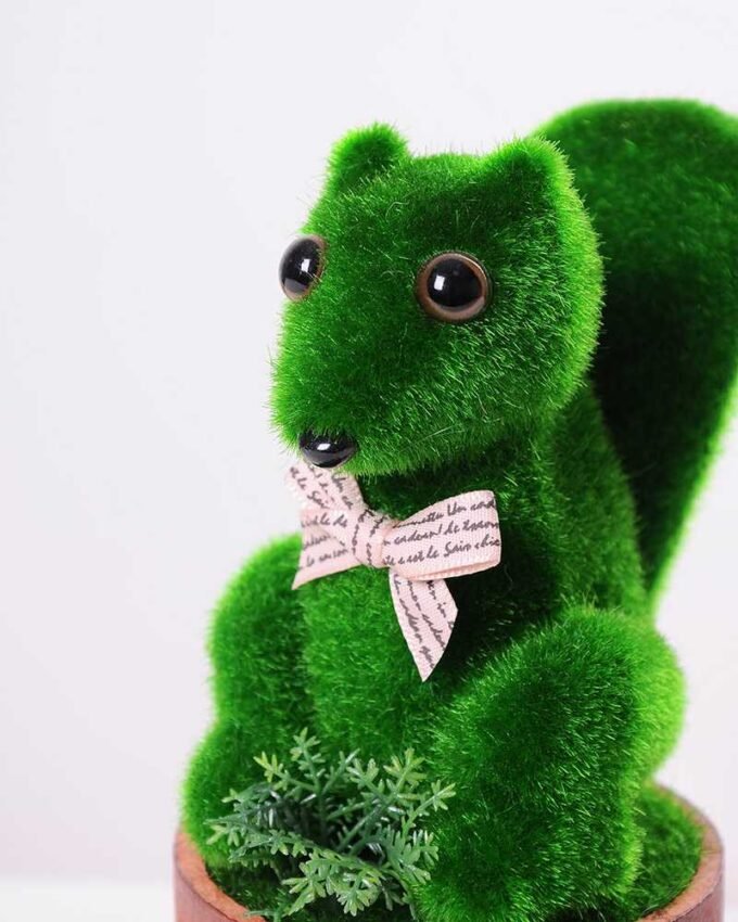 7*7*16CM POTTED FLOCKY CRAFTS GS-3890032