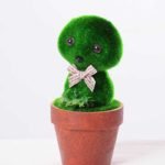 7*7*16CM POTTED FLOCKY CRAFTS GS-3890033