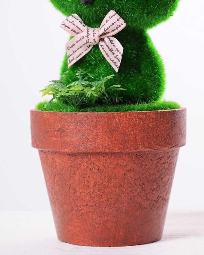 7*7*16CM POTTED FLOCKY CRAFTS GS-3890033