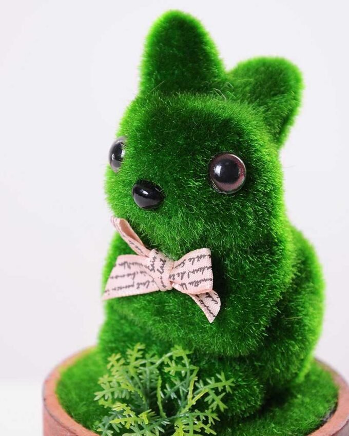 7*7*16CM POTTED FLOCKY CRAFTS GS-3890034