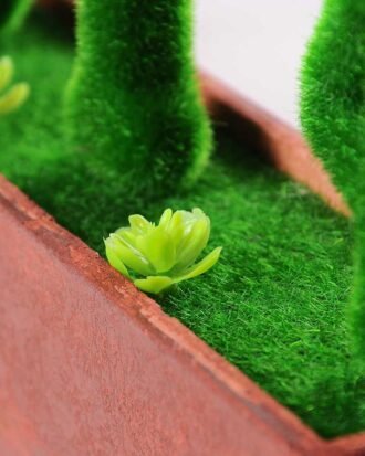 30*6.5*14CM POTTED FLOCKY CRAFTS  BOX SIZE:32.5*14.3*6.5CM GS-3890035