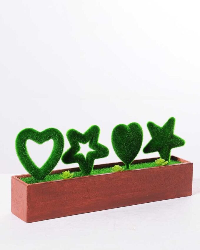 30*6.5*14CM POTTED FLOCKY CRAFTS  BOX SIZE:32.5*14.3*6.5CM GS-3890039