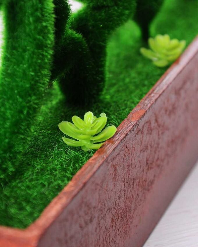 30*6.5*14CM POTTED FLOCKY CRAFTS  BOX SIZE:32.5*14.3*6.5CM GS-3890039