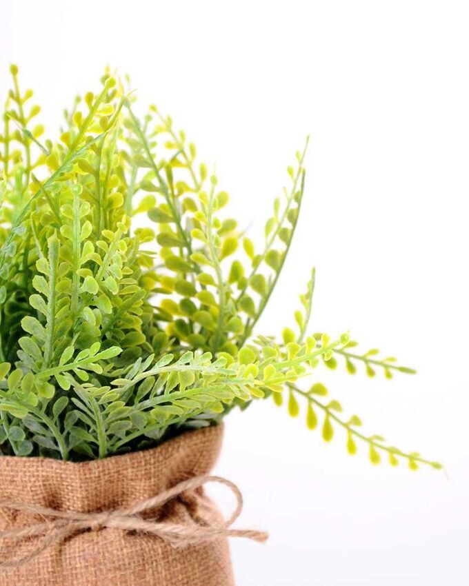 7.5*7.5*16CM POTTED WITH FLAX GRASS GS-3890047