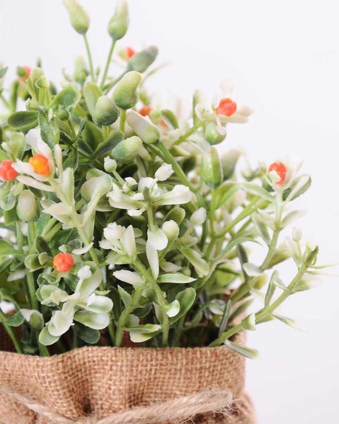 7.5*7.5*16CM POTTED WITH FLAX GRASS GS-3890051