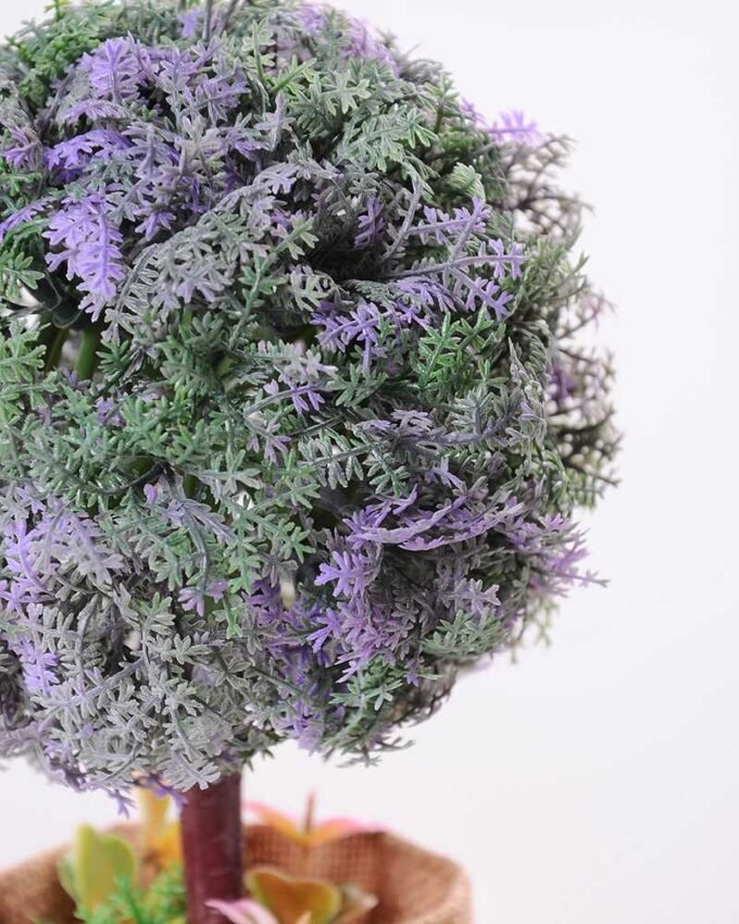 7.5*7.5*21CM POTTED WITH FLAX GRASS BALL GS-3890056