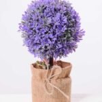 7.5*7.5*21CM POTTED WITH FLAX GRASS BALL GS-3890057
