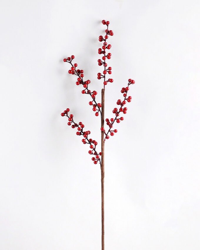 Artificial Branch fruit 7.5*64.5CM Berry*4 GS-33518031