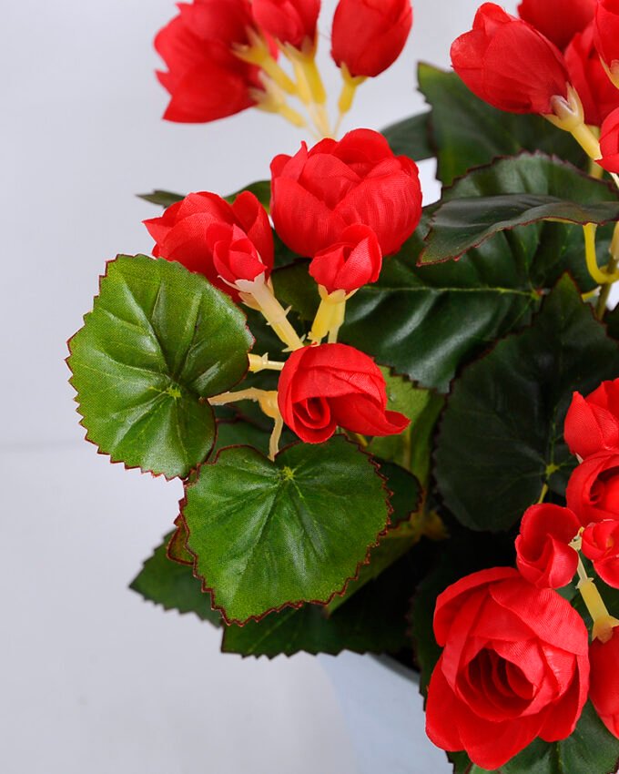 Artificial Flower 26*26*28cm Begonia in Paper pot GS-03319016-R1