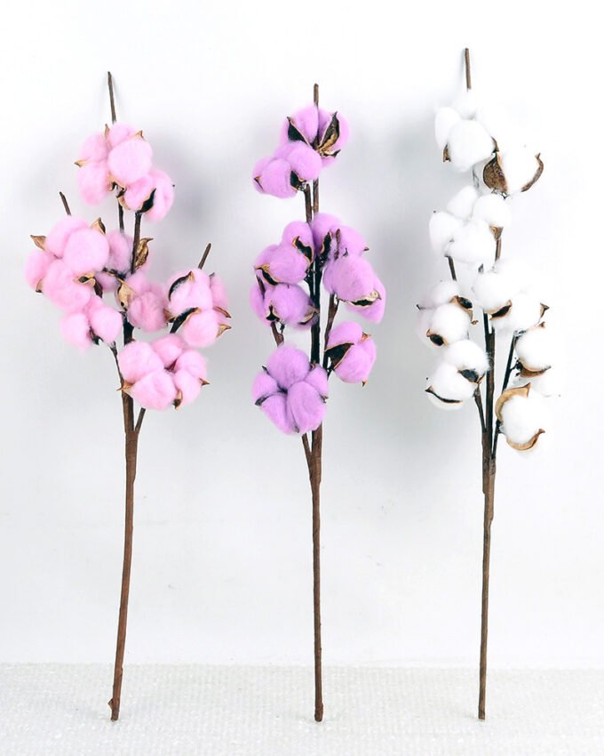 Artificial Flower 10*7*51cm Cotton branch*8 GS-33518002-W1