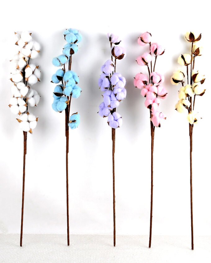 Artificial Flower 12*7*75cm Cotton branch*9 GS-33518003-B1