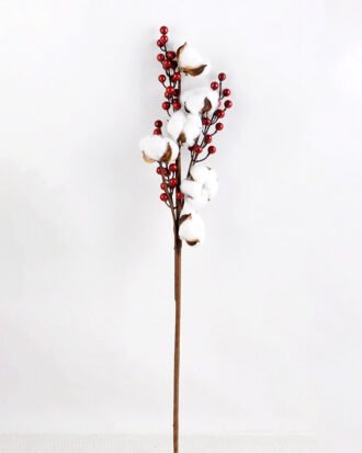 Artificial Flower 15*7*65cm Cotton branch*6 GS-33518005-W1