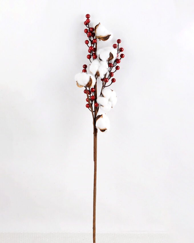 Artificial Flower 15*7*65cm Cotton branch*6 GS-33518005-W1