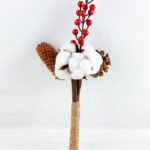 Artificial Flower 16*11*36cm Cotton bush*6 GS-33518015