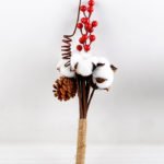 Artificial Flower 12*12*27cm Cotton bush*7 GS-33518016-W1