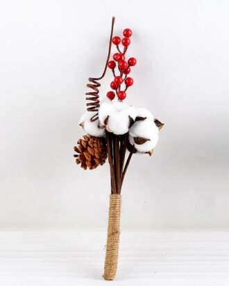 Artificial Flower 12*12*27cm Cotton bush*7 GS-33518016-W1