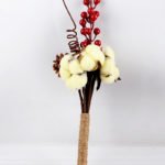 Artificial Flower 12*12*27cm Cotton bush*7 GS-33518016-Y1