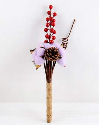 Artificial Flower 12*12*27cm Cotton bush*7 GS-33518016-Z1