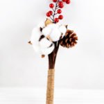 Artificial Flower 13*13*30cm Cotton bush*8 GS-33518017