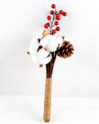 Artificial Flower 13*13*30cm Cotton bush*8 GS-33518017