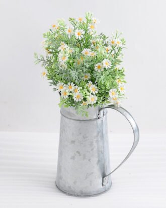 Artificial Flower 24*22*35cm Daisies in Metal pot GS-03318085-W1