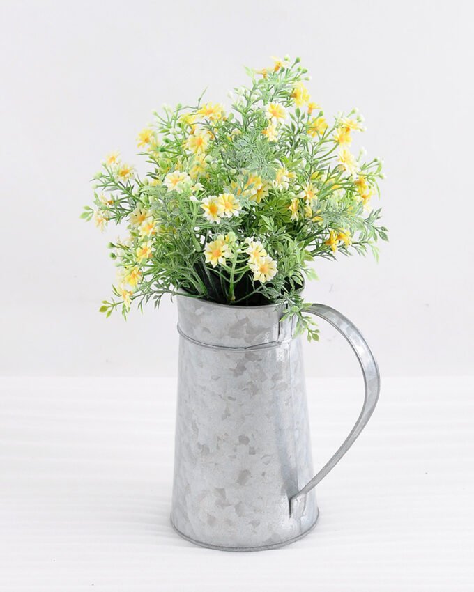 Artificial Flower 24*22*35cm Daisies in Metal pot GS-03318085-Y1
