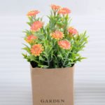 Artificial Flower 12*12*18.5cm Daisies in paper pot GS-03318110-O1