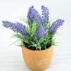 Artificial Flower H: 19cm Lavender in Paper pulp pot GS-6660640