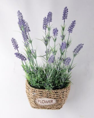 Artificial Flower 28*17*45cm Lavender in basket  GS-03318037