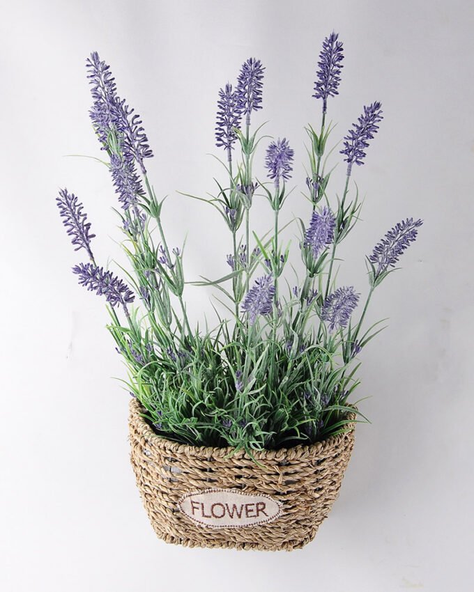 Artificial Flower 28*17*45cm Lavender in basket  GS-03318037