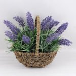 Artificial Flower 23*16*19cm Lavender in basket  GS-03318038