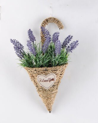 Artificial Flower 23*12*33cm Lavender in basket  GS-03318041