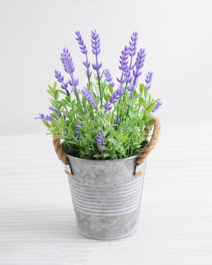 Artificial Flower 19*19*26cm Lavender in metal pot GS-03318081