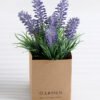Artificial Flower 12*12*18cm Lavender in paper pot GS-03318111-Z1 1 Artificial Flower 12*12*18cm Lavender in paper pot GS-03318111-Z1