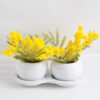 Artificial Flower 20*12*12cm Mimosa in ceramic pot  GS-03318043