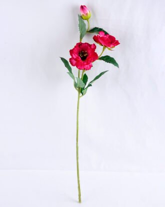 Artificial Flower 19*12*56cm Open ranunculus*3 GS-12819001-R2